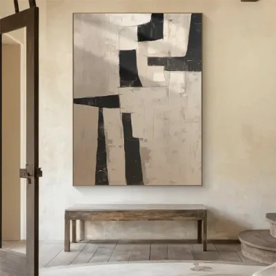 WallMantra Echoes of Impermanence Handmade Painting