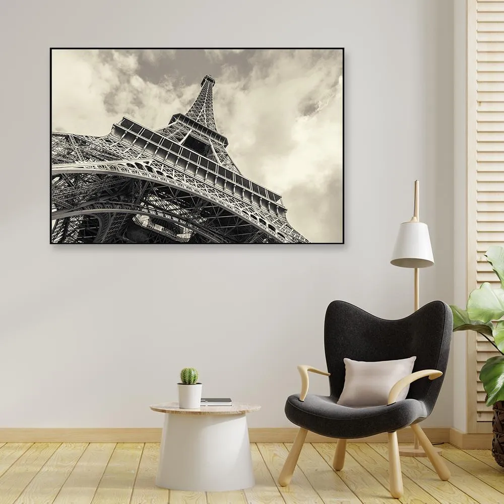 Eiffel Tower Framed Wall Art With Floating Frame