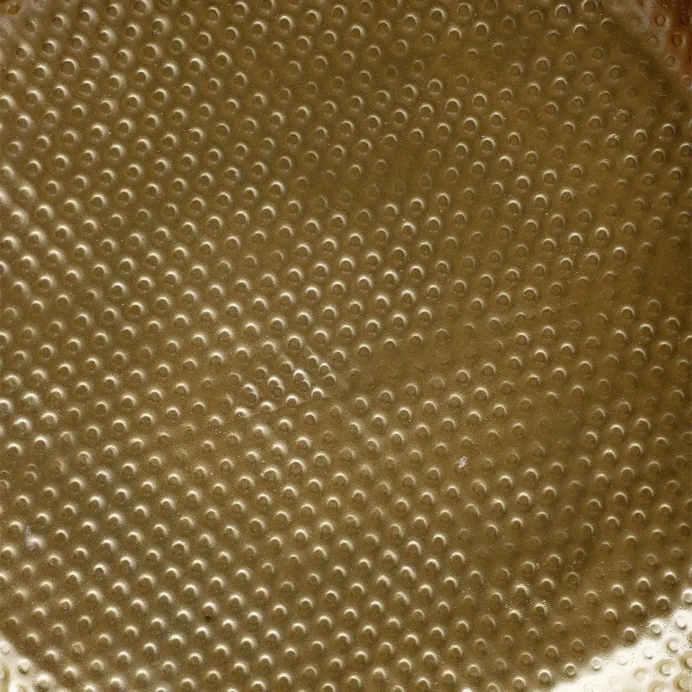 Elegant Hand-Hammered Golden Metal Wall Decor -Set of 3