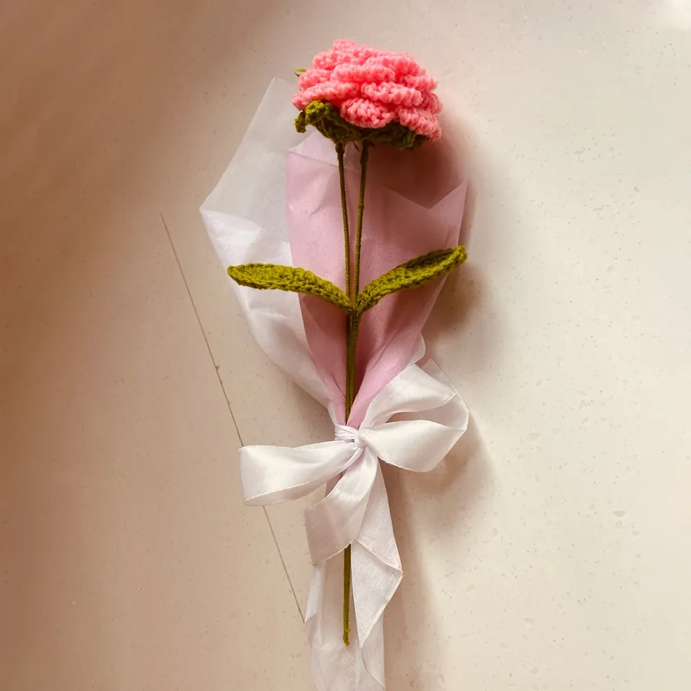 WallMantra Elegant Pink Single Bloom 