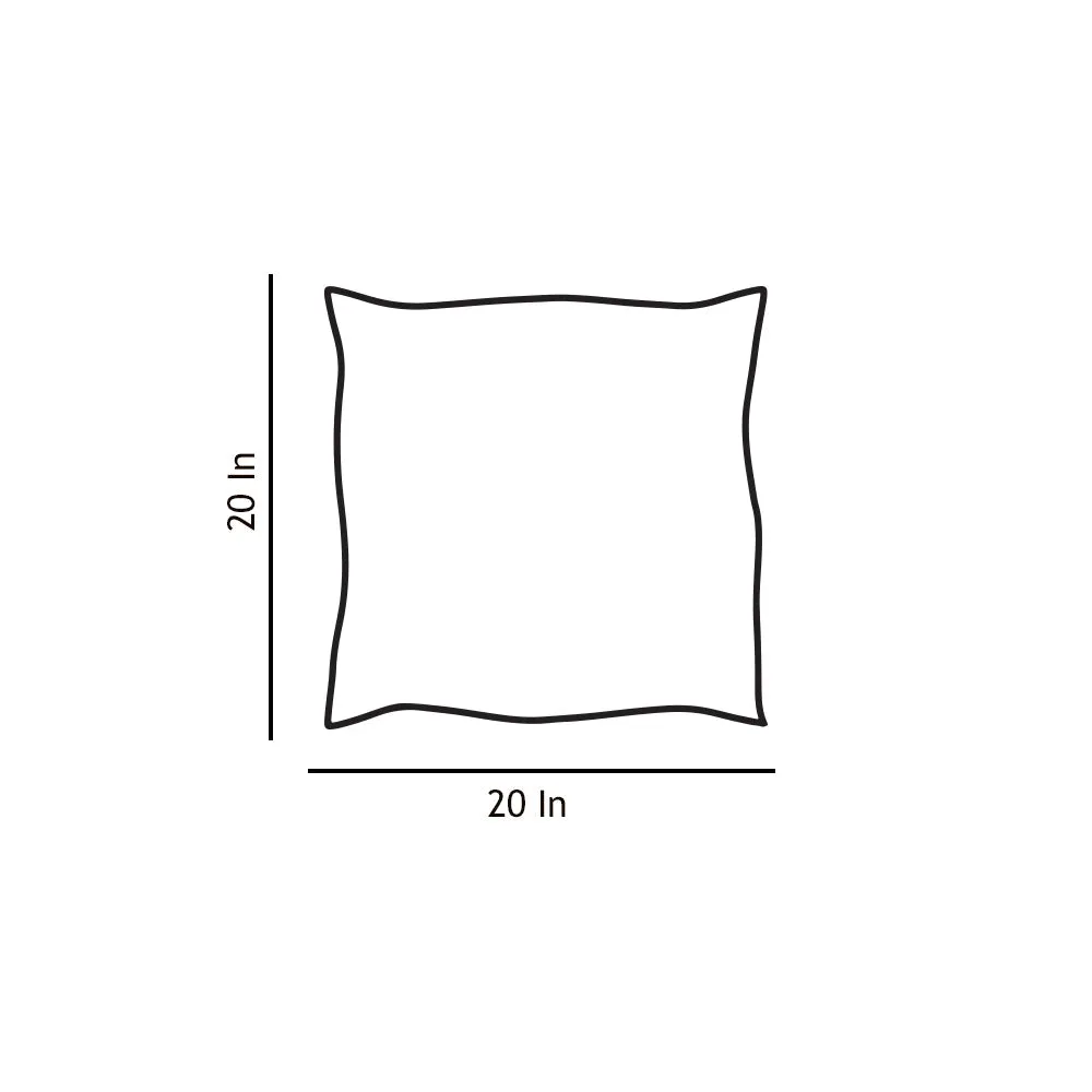 Elegant Silver Luxe Cushion Cover