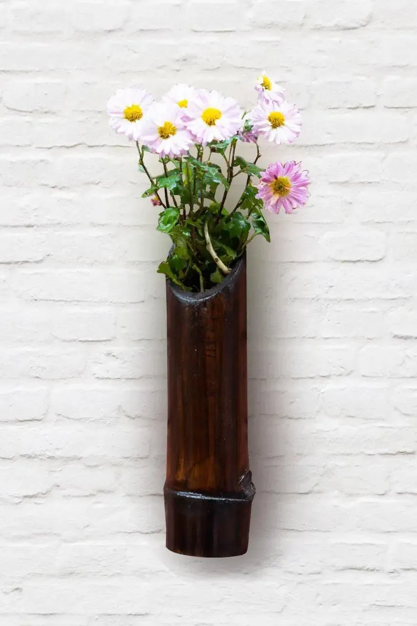 Elegant Wall Hanging bamboo Planter