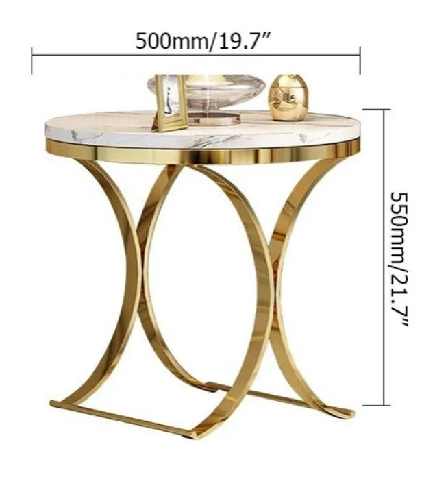 Elegant X Designer Metal Coffee Table