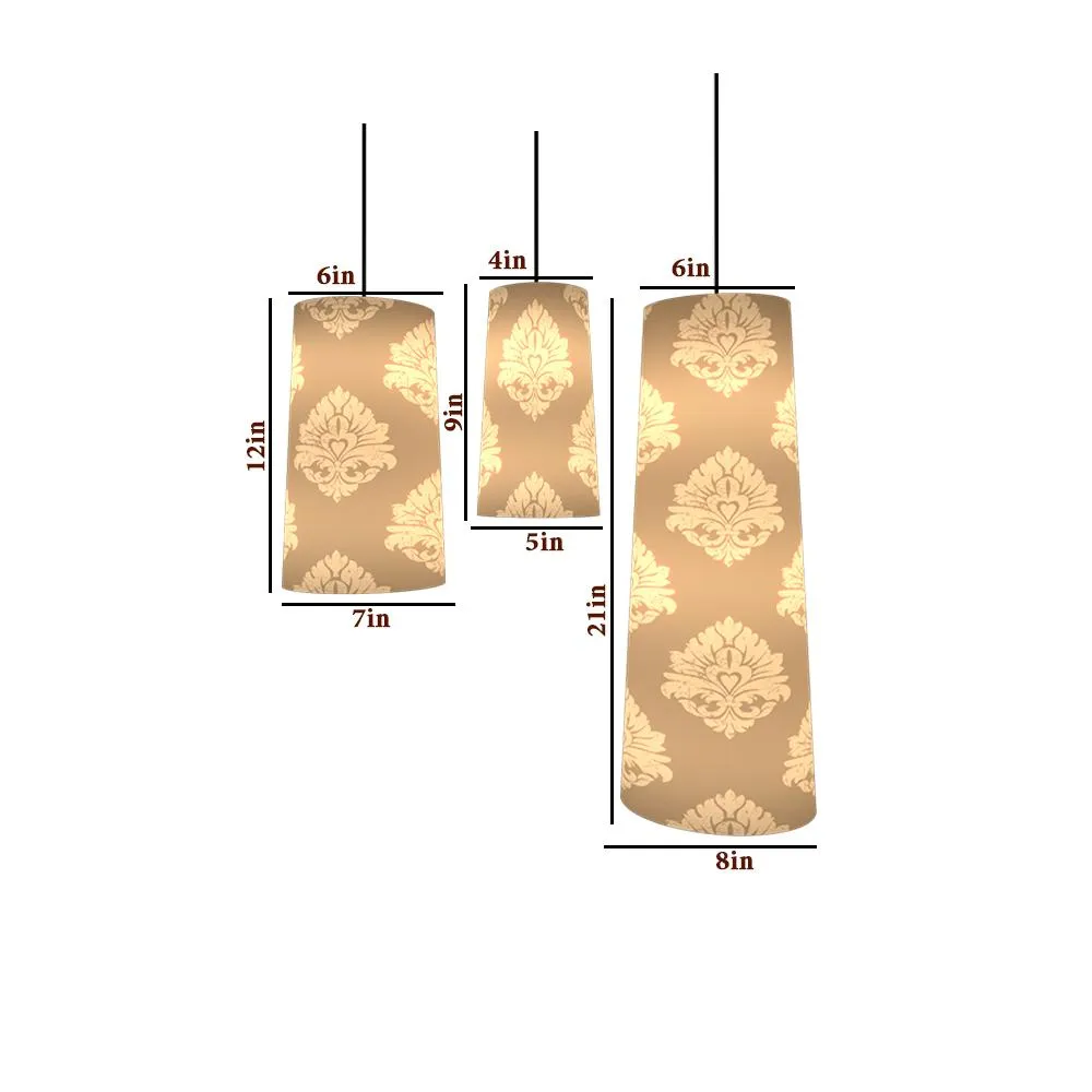 Eleganza Hanging Lights Set Of 3