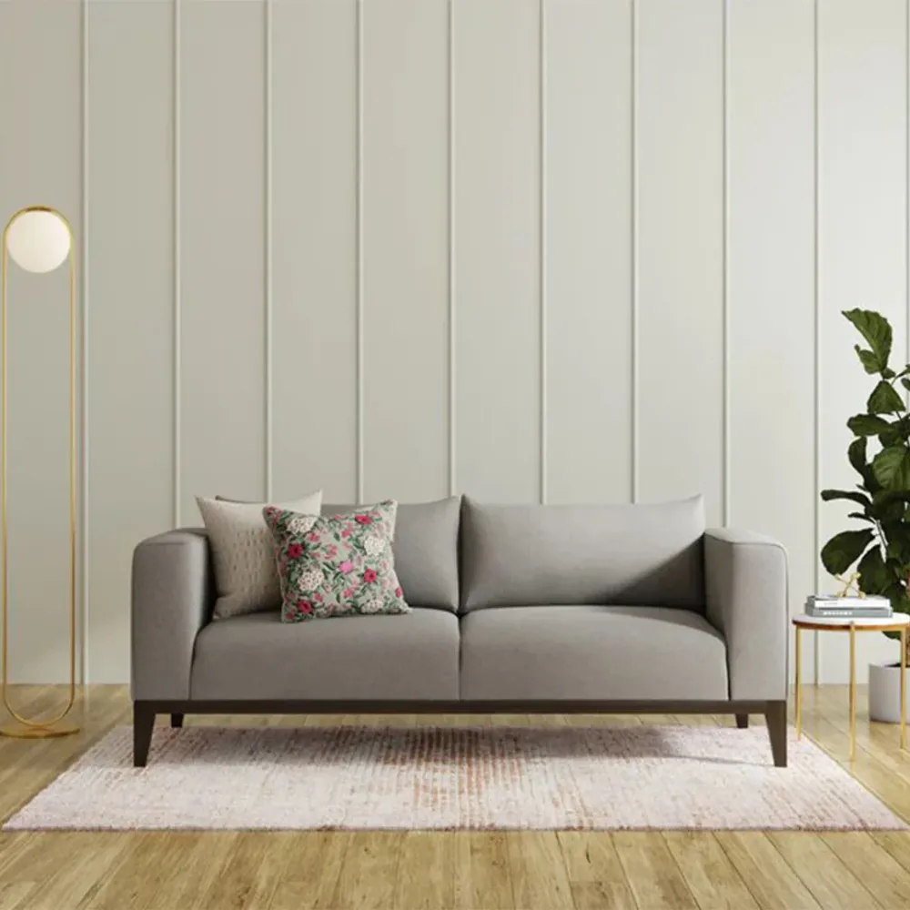 WallMantra Elise 3 Seater Sofa in Grey