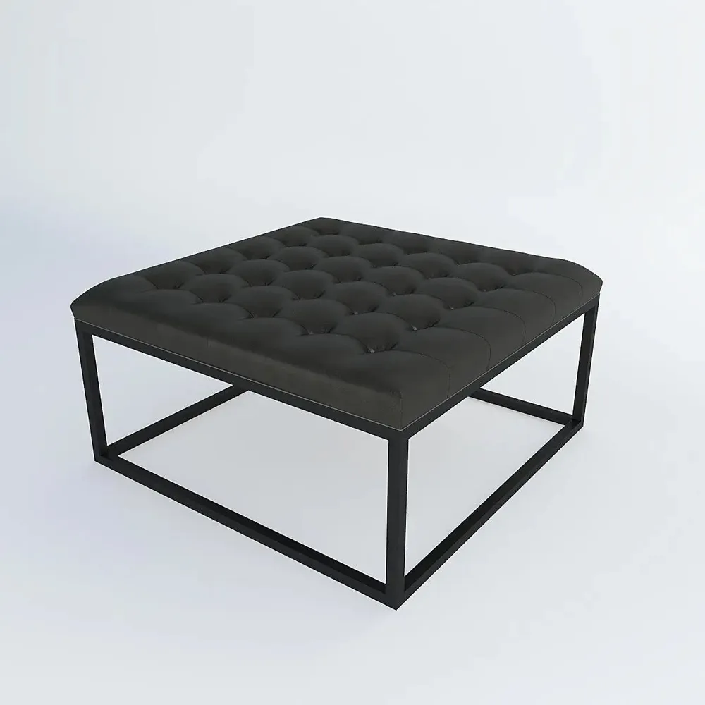 Elite Grey Ottoman/ Centre Table of High-Quality Leatherette