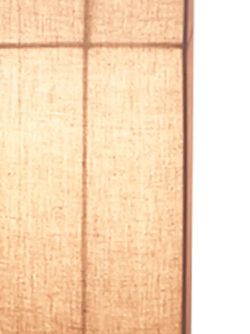 Elite Square Cotton Shade Floor Lamp with Sleek Wood Base Red