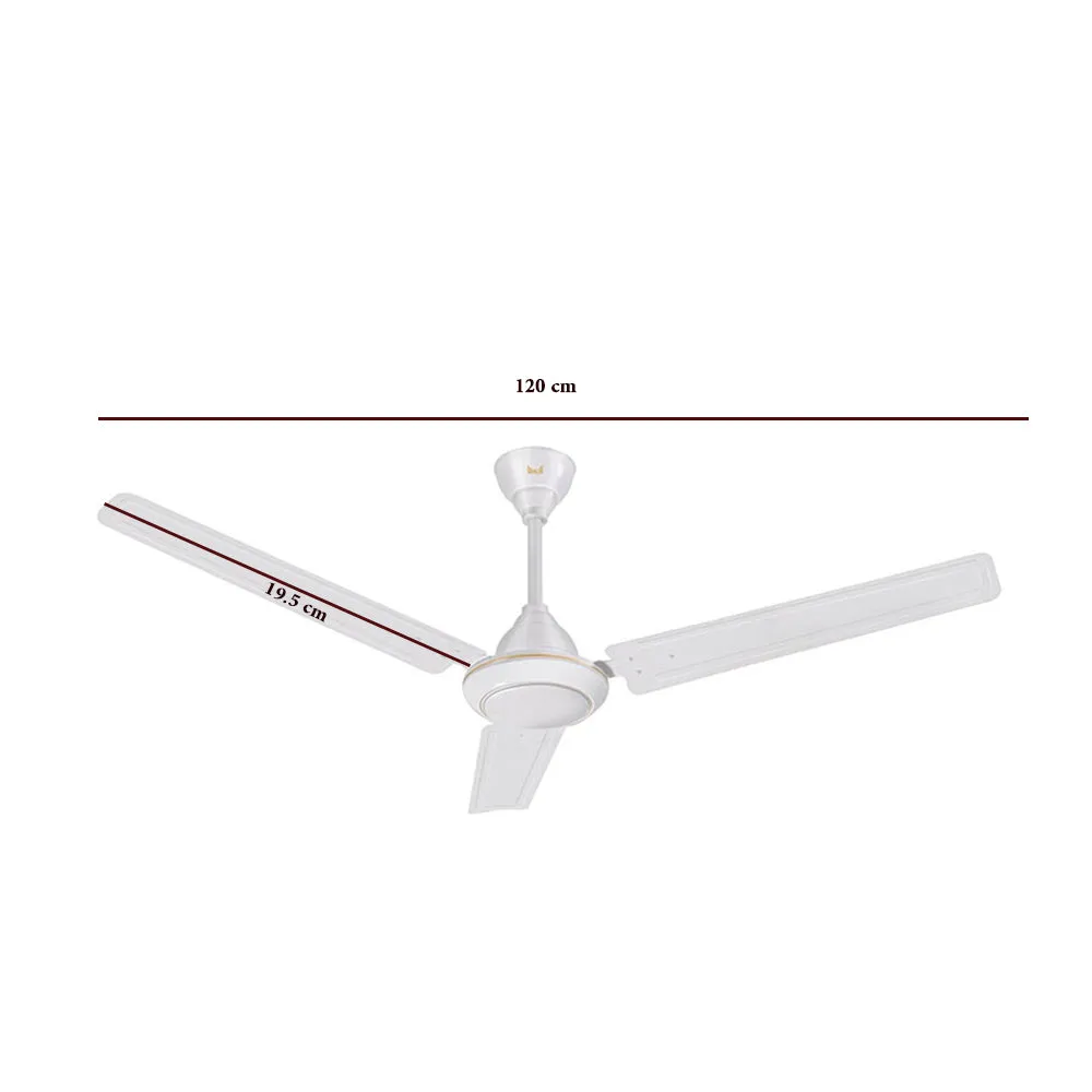 Elitefusion Blue Abstract Printed Ceiling Fan