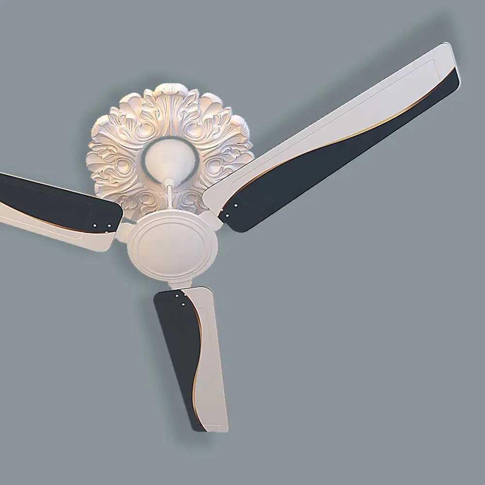 Elitefusion Blue & white Wave Printed Ceiling Fan