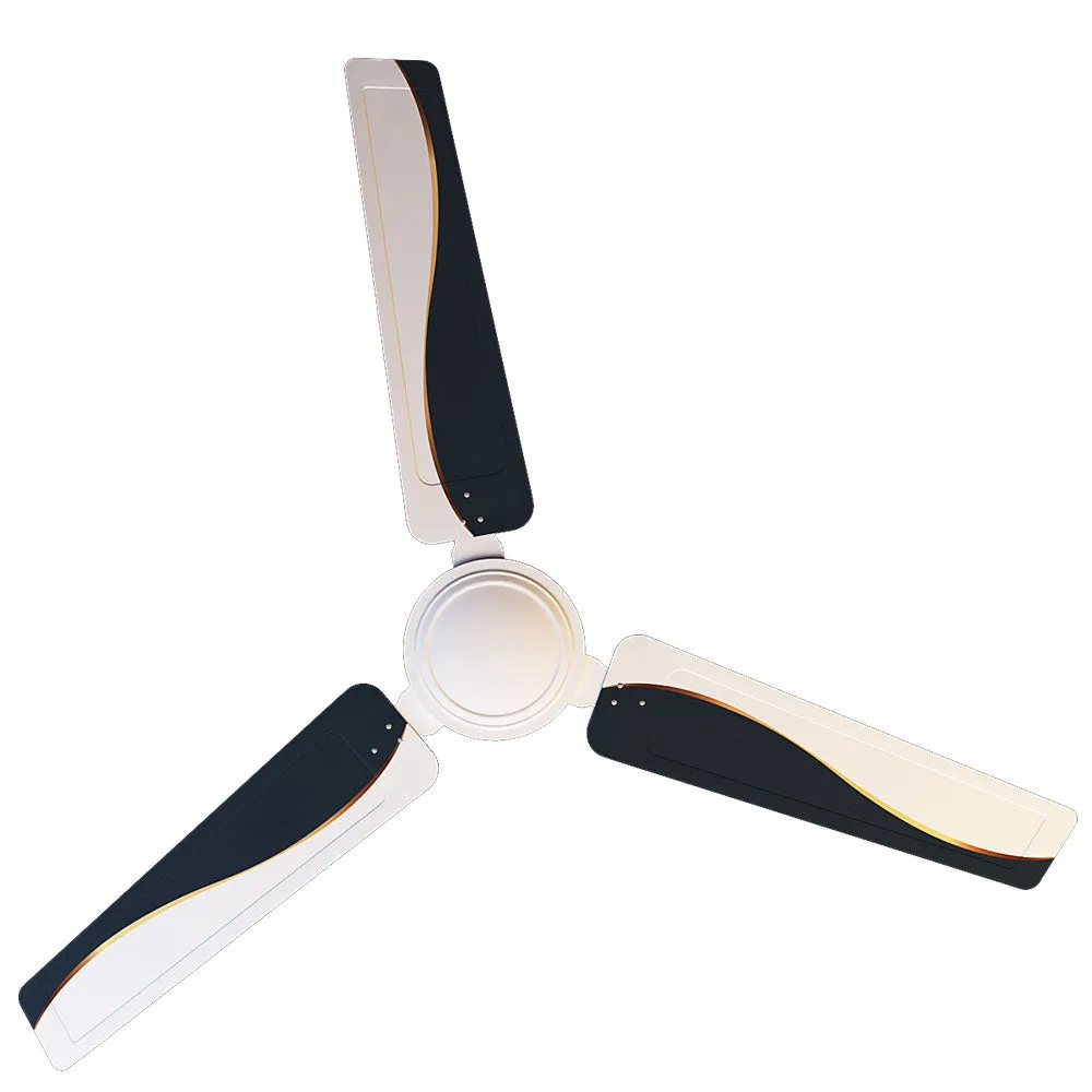 Elitefusion Blue & white Wave Printed Ceiling Fan