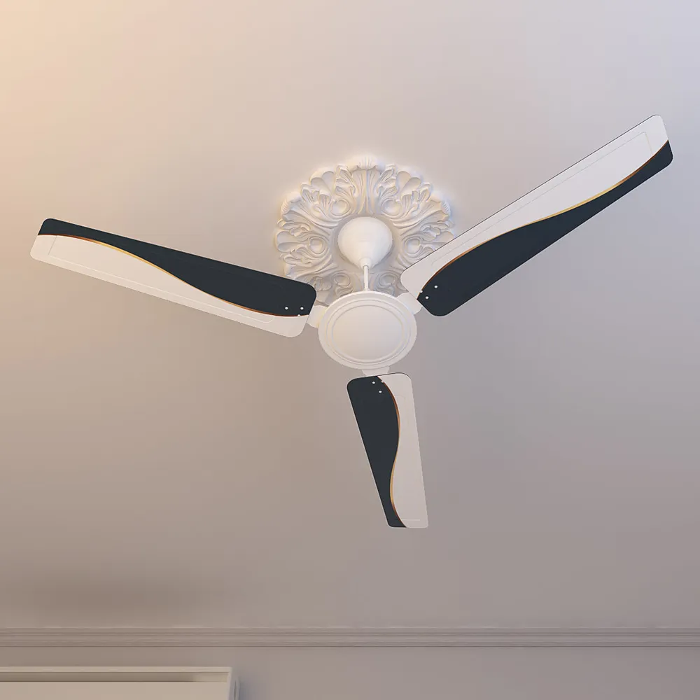 Elitefusion Blue & white Wave Printed Ceiling Fan