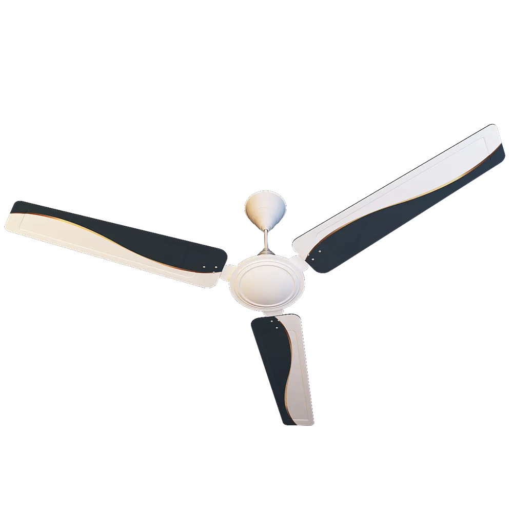 Elitefusion Blue & white Wave Printed Ceiling Fan