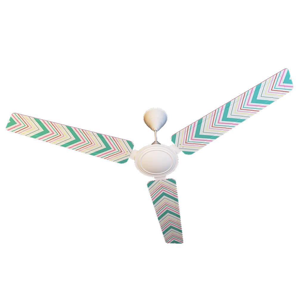 Elitefusion Turquoise Aztec Printed Ceiling Fan