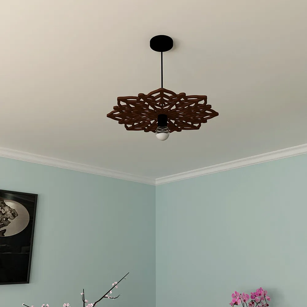 Elusive Flower Ceiling Shadow Light