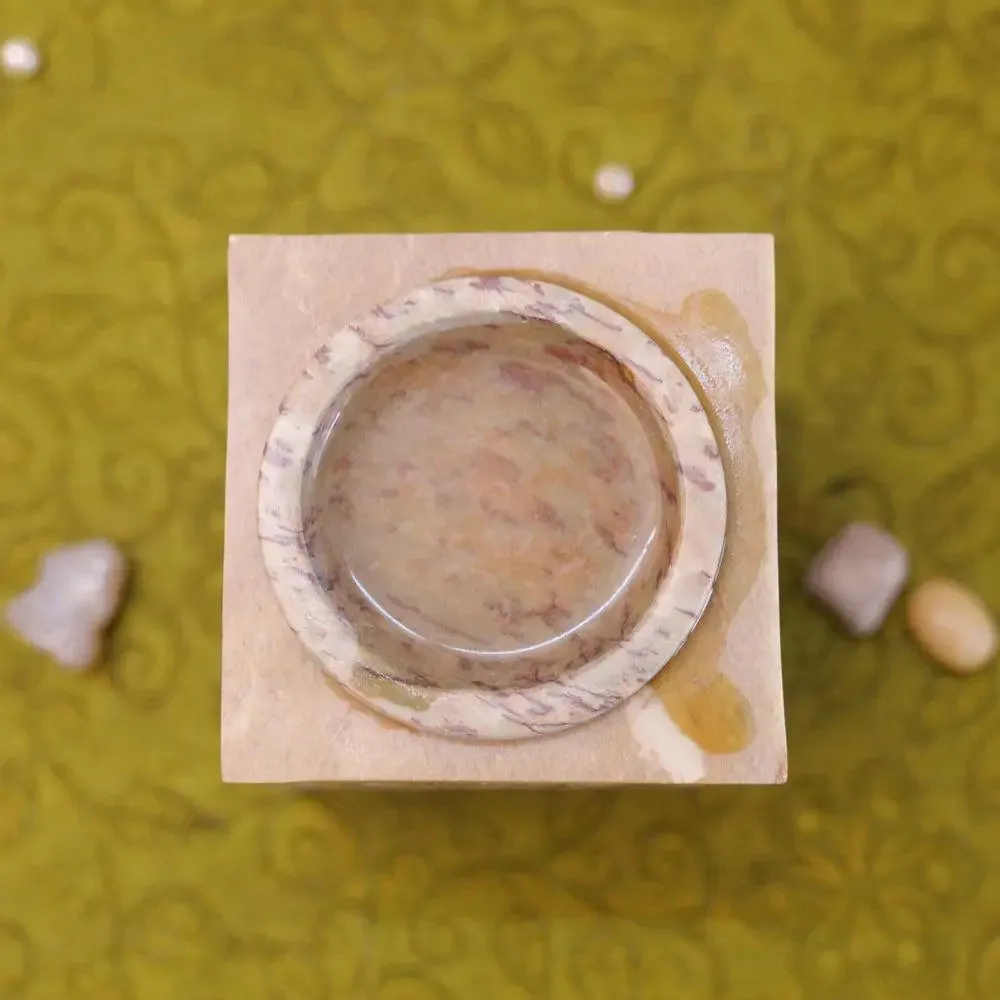 Embossed Small Soapstone Oil Diffuser