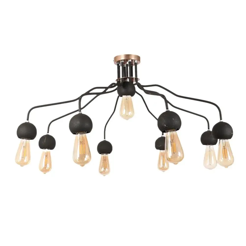 Emerging Black Horns Modern Chandelier Light