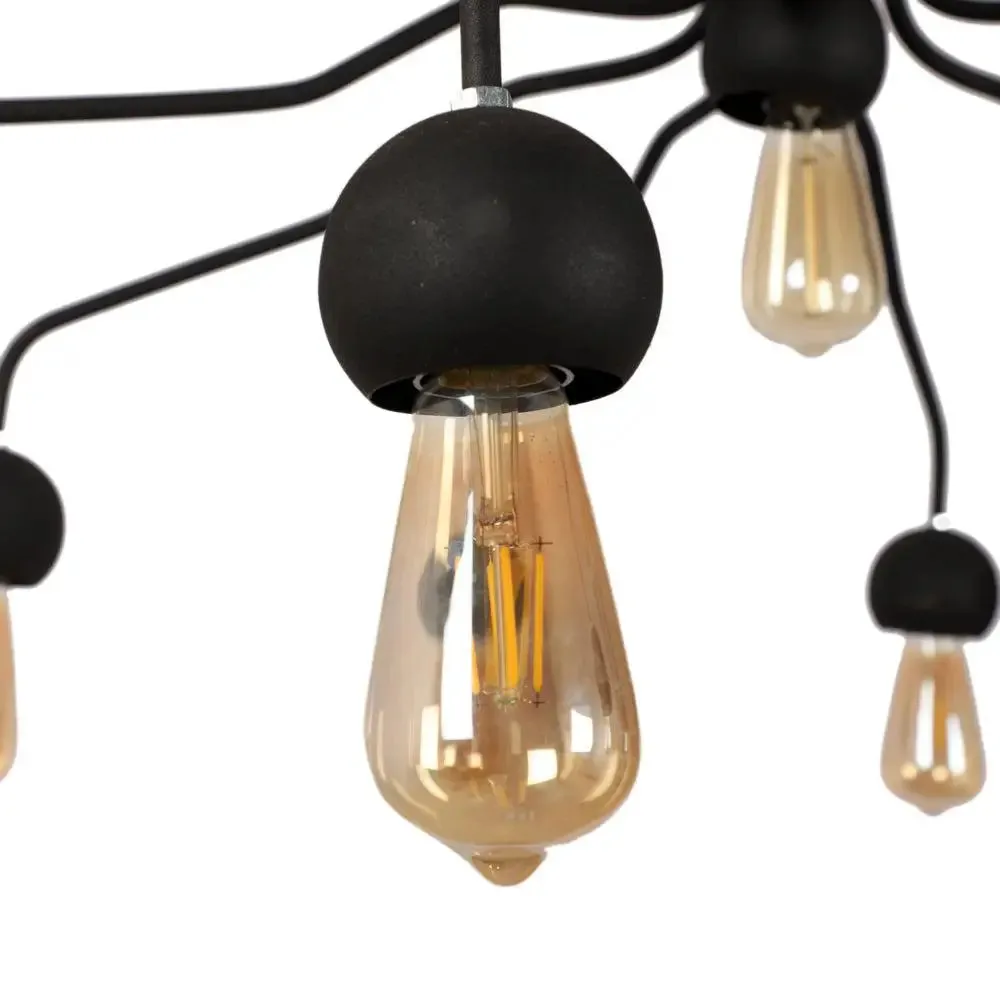 Emerging Black Horns Modern Chandelier Light