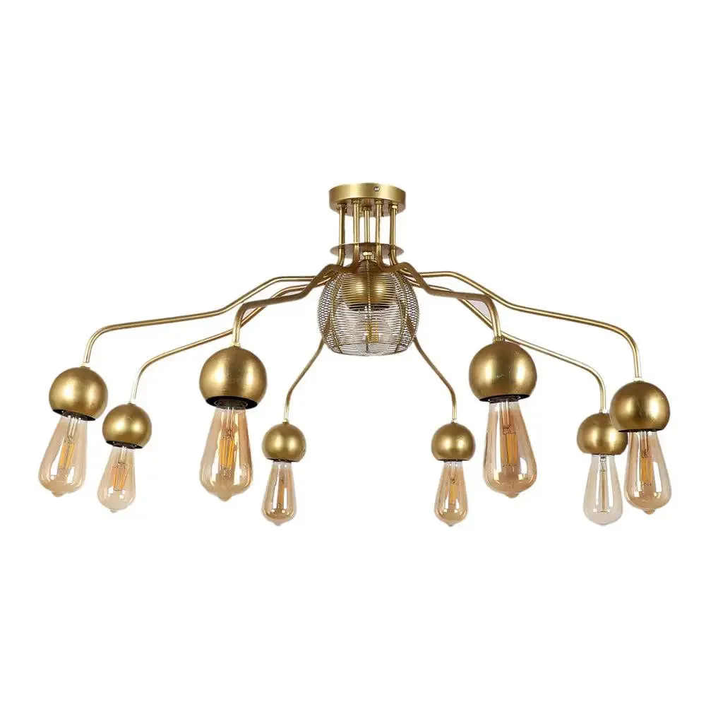 Emerging Golden Horns Modern Chandelier Light