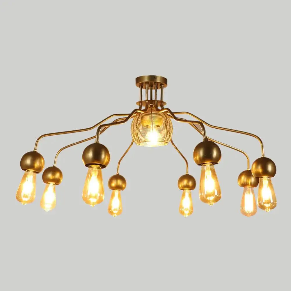 Emerging Golden Horns Modern Chandelier Light