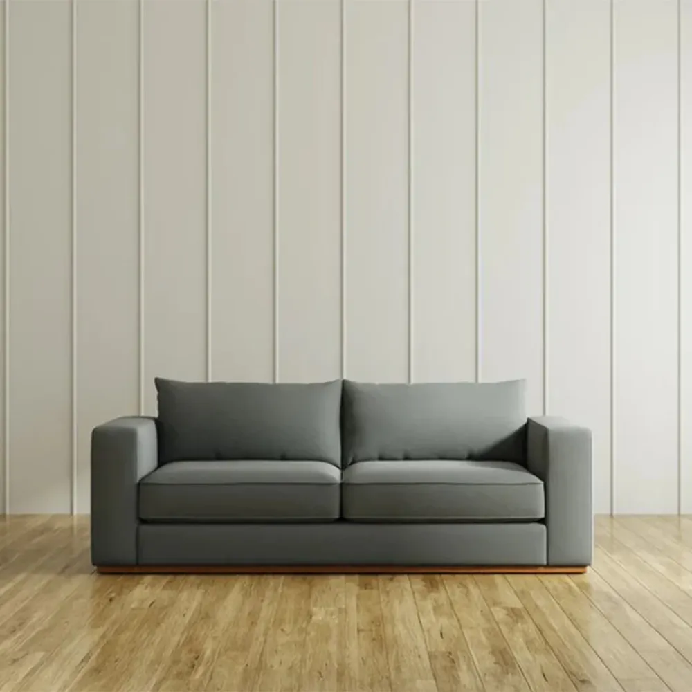 WallMantra Emma 3 Seater Sofa in Grey