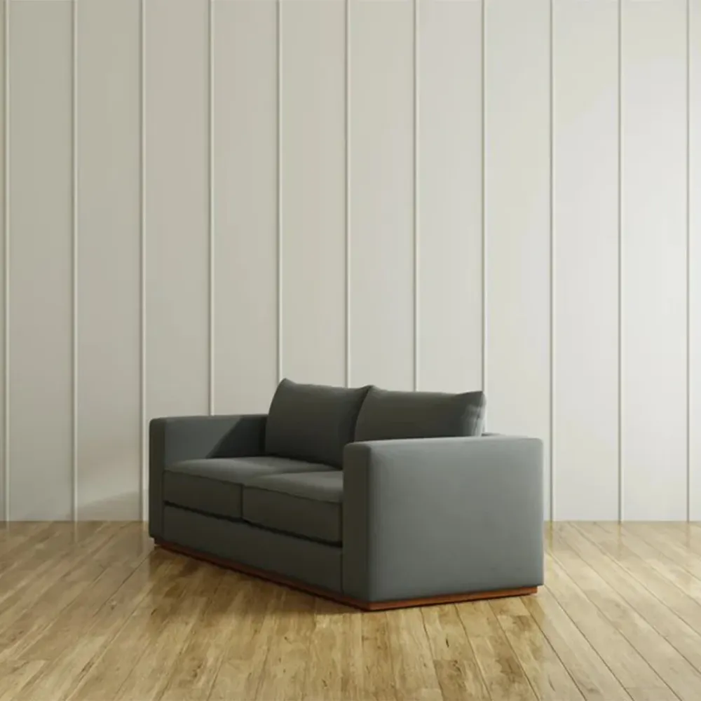 WallMantra Emma 3 Seater Sofa in Grey