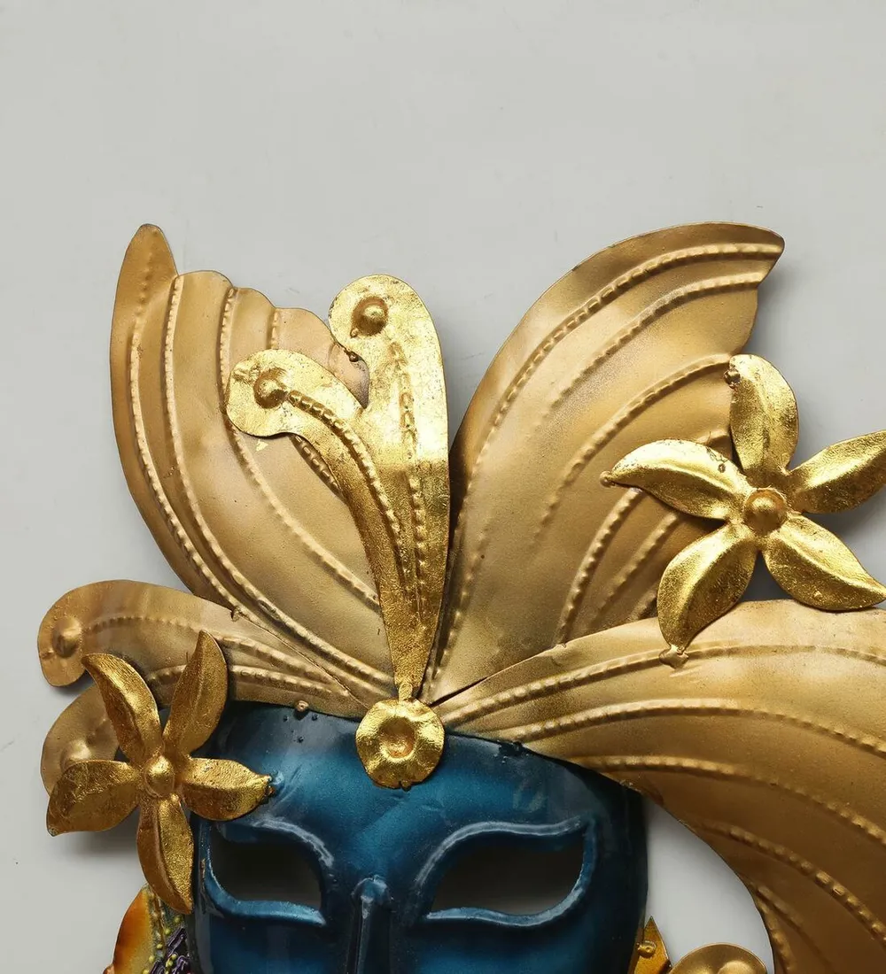 Enchanting Man Masquerade LED Metal Wall Art
