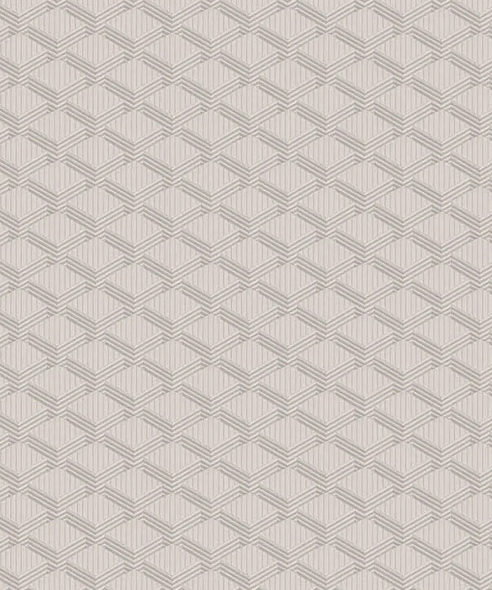 Entice Geometric Pattern Premium Wallpaper Brown