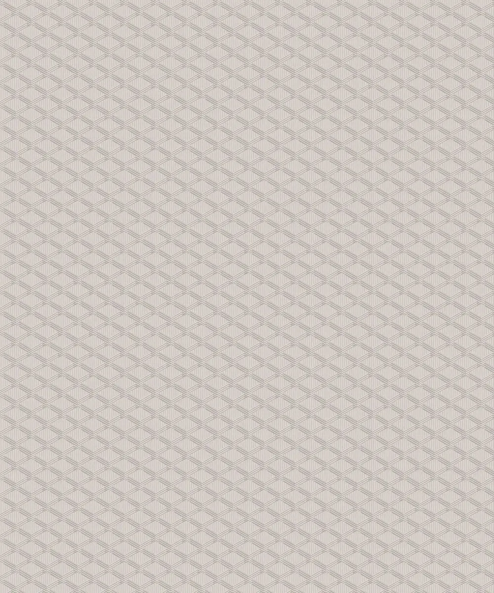 Entice Geometric Pattern Premium Wallpaper Brown