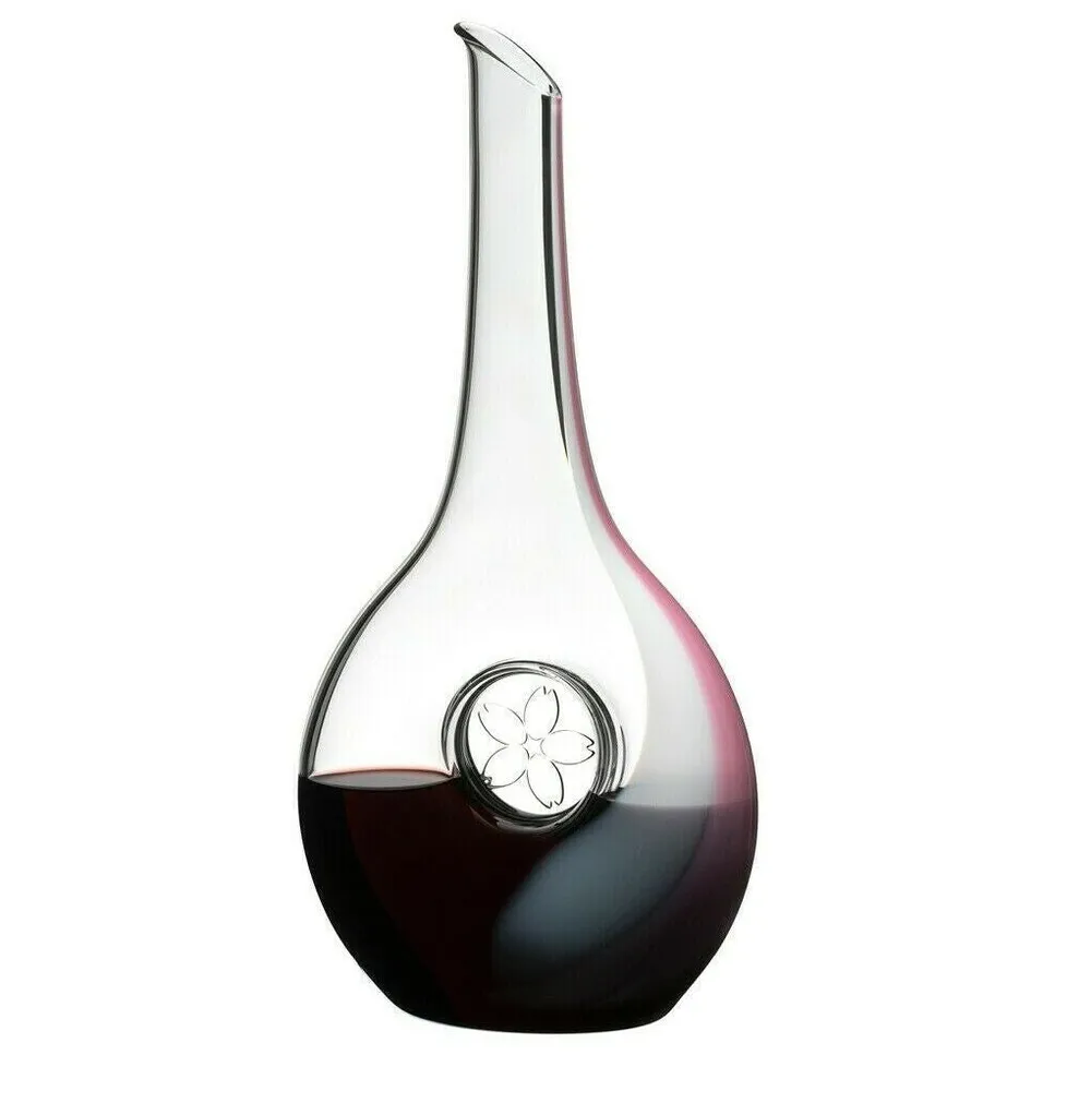 Enviro Flower Decanter & Wine Glasses- Set of 3