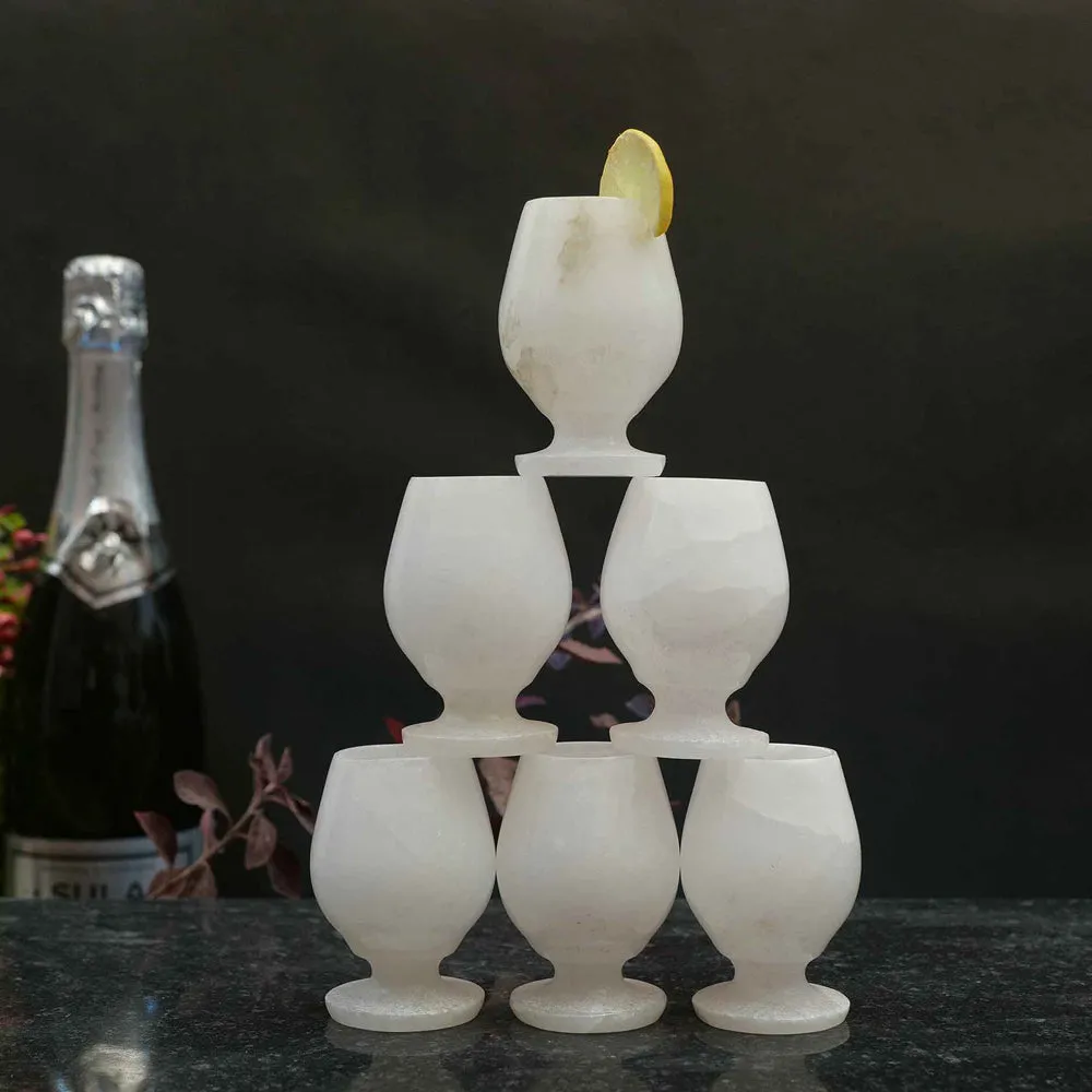 Esctacy Italina Marble Shot Glasses (Set of 6)