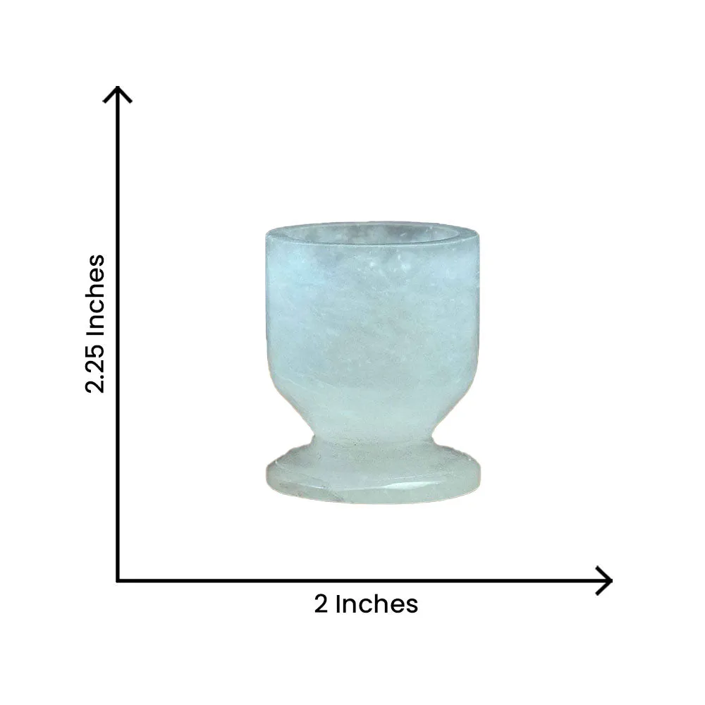 Esctacy Minimalist Italian Marble Shot Glasses (Set of 6)