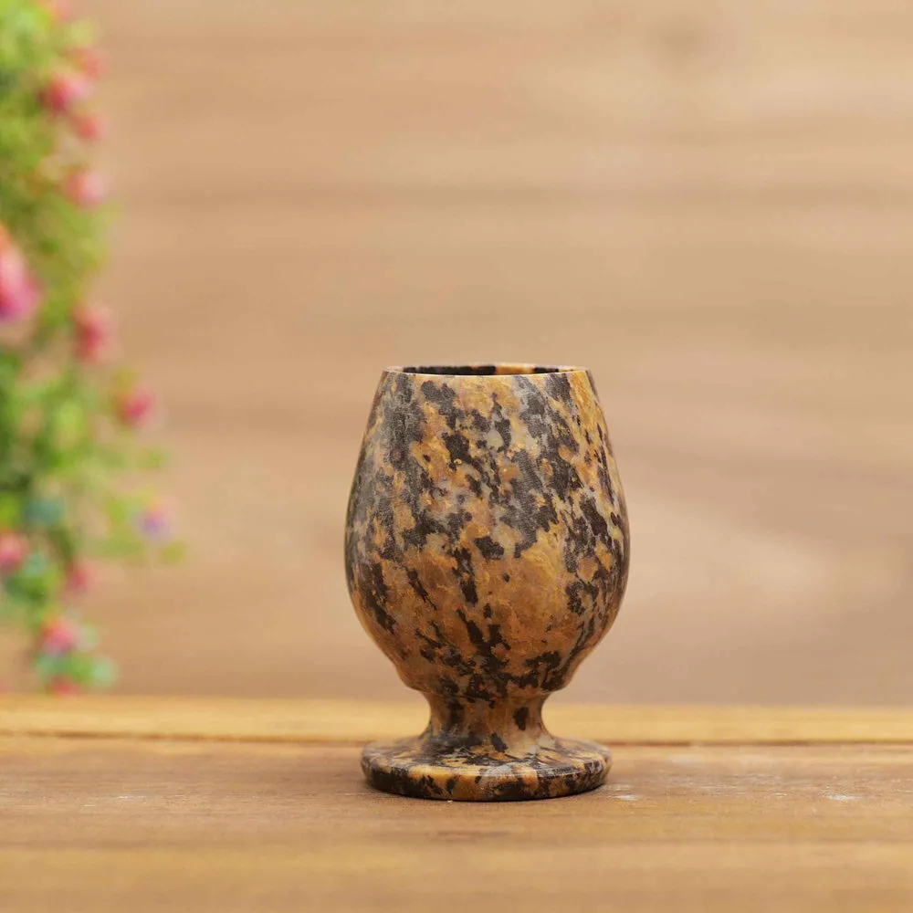 Esctacy Set of 6 Antique Soapstone Shot Glasses