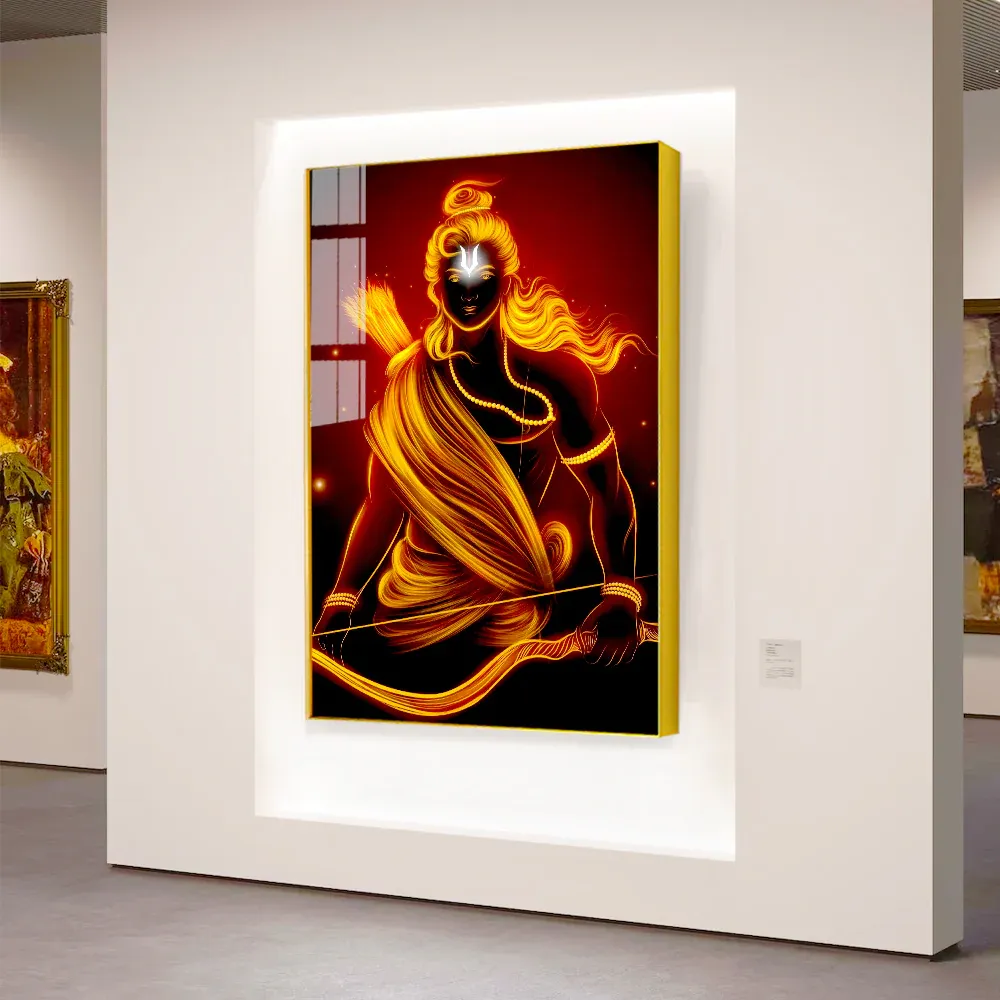 Eternal Impressions Jai Shri Ram Acrylic Wall Painting Regular