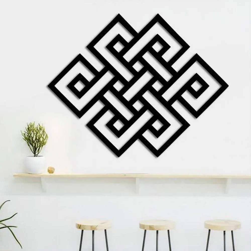 Eternal Knot Metal Wall Art Set of 1