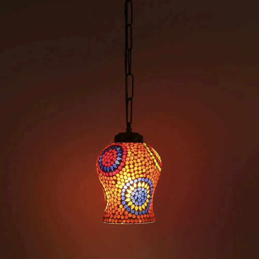Ethereal Warm Toned Multicolor Hanging Lamp
