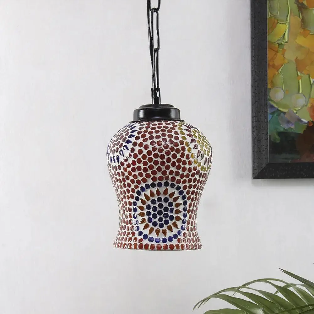 Ethereal Warm Toned Multicolor Hanging Lamp