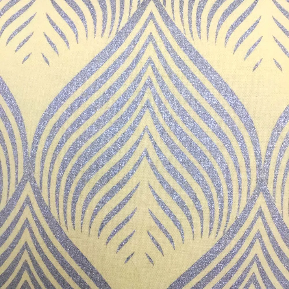 Ethnic Motif Beaded Yellow Cushion Cover Set Of 2