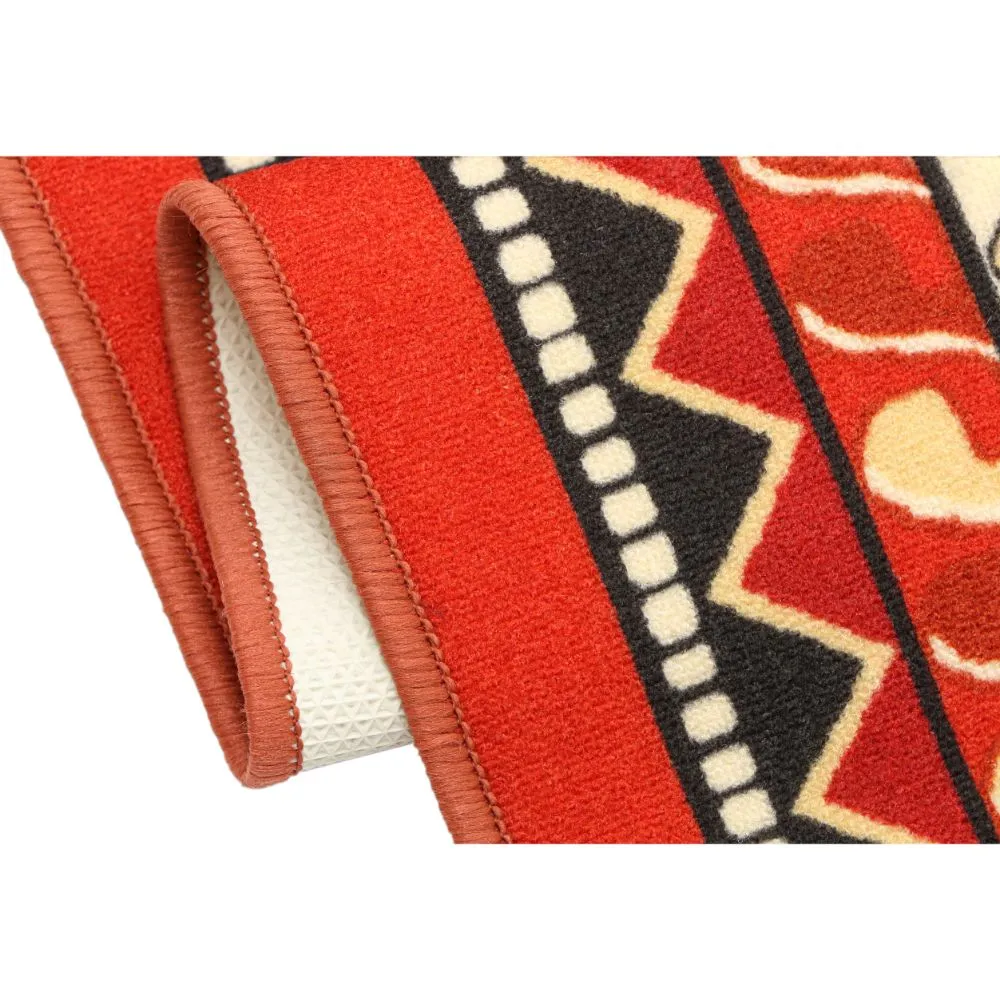 Ethnic Motif Bordered Premium Quality Area Carpet