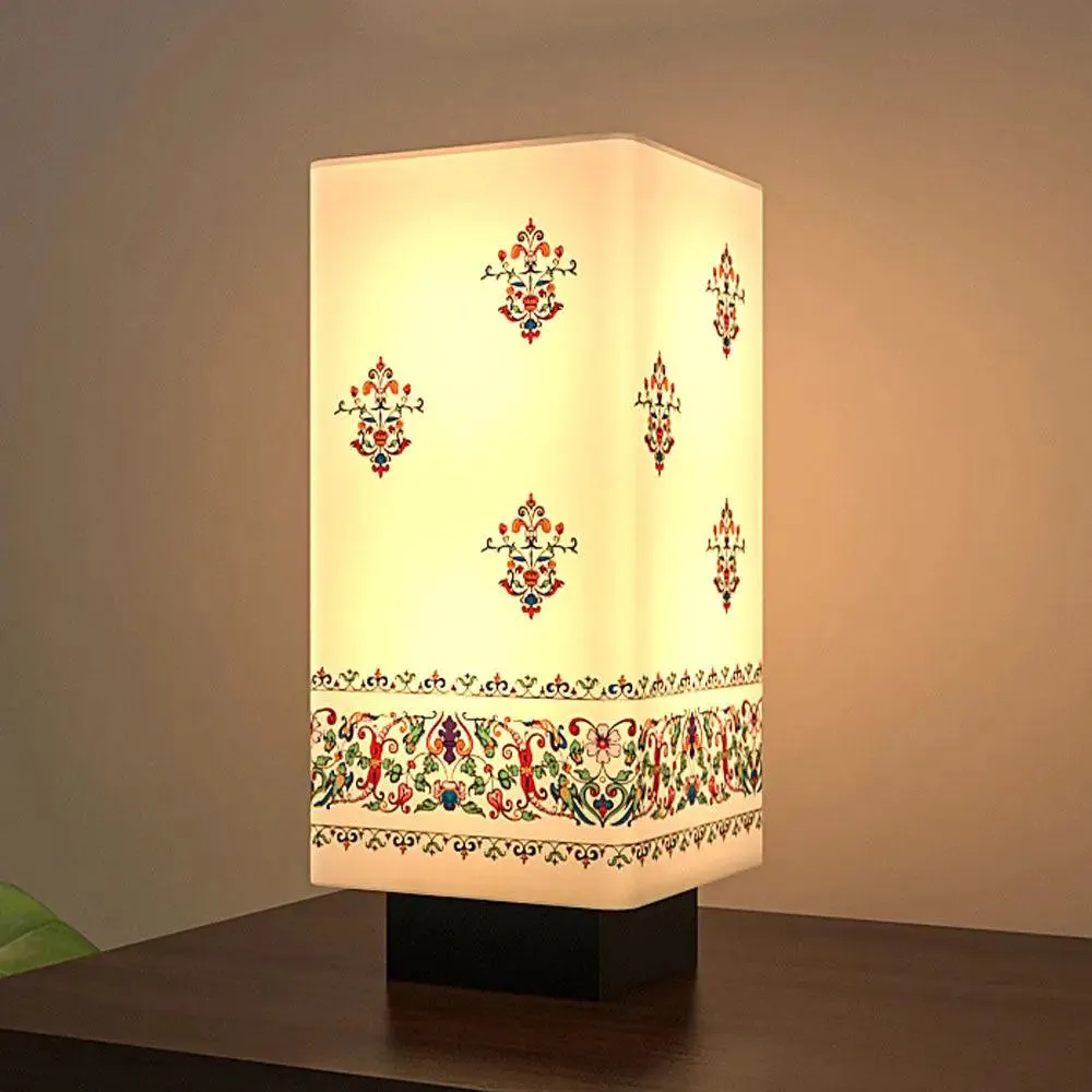 Ethnic Printed Soft Glow Table Lamp