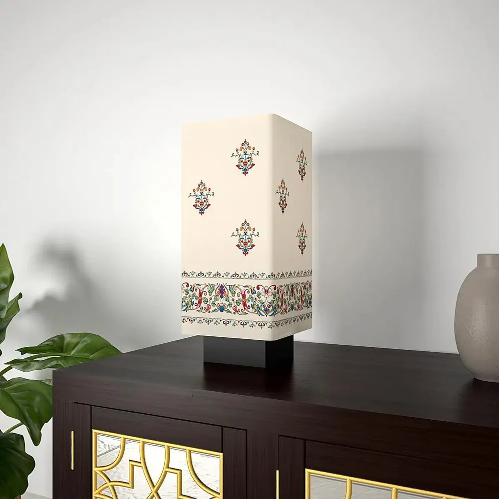 Ethnic Printed Soft Glow Table Lamp