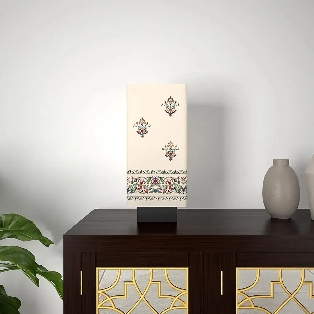 Ethnic Printed Soft Glow Table Lamp