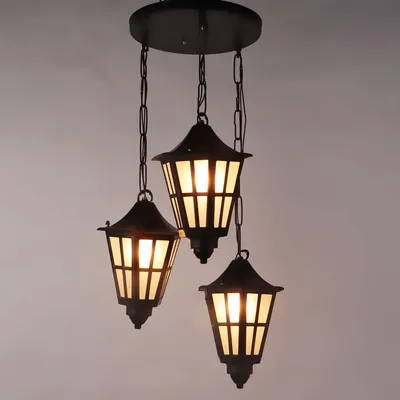 European Designer 3 Piece Cluster Ceiling Light