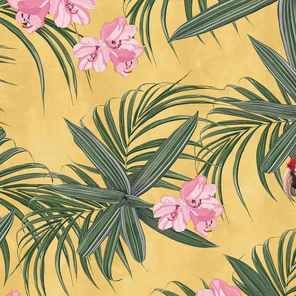 Exotic Parrot Textured Premium Wallpaper- Mix &amp; Match Collection blue