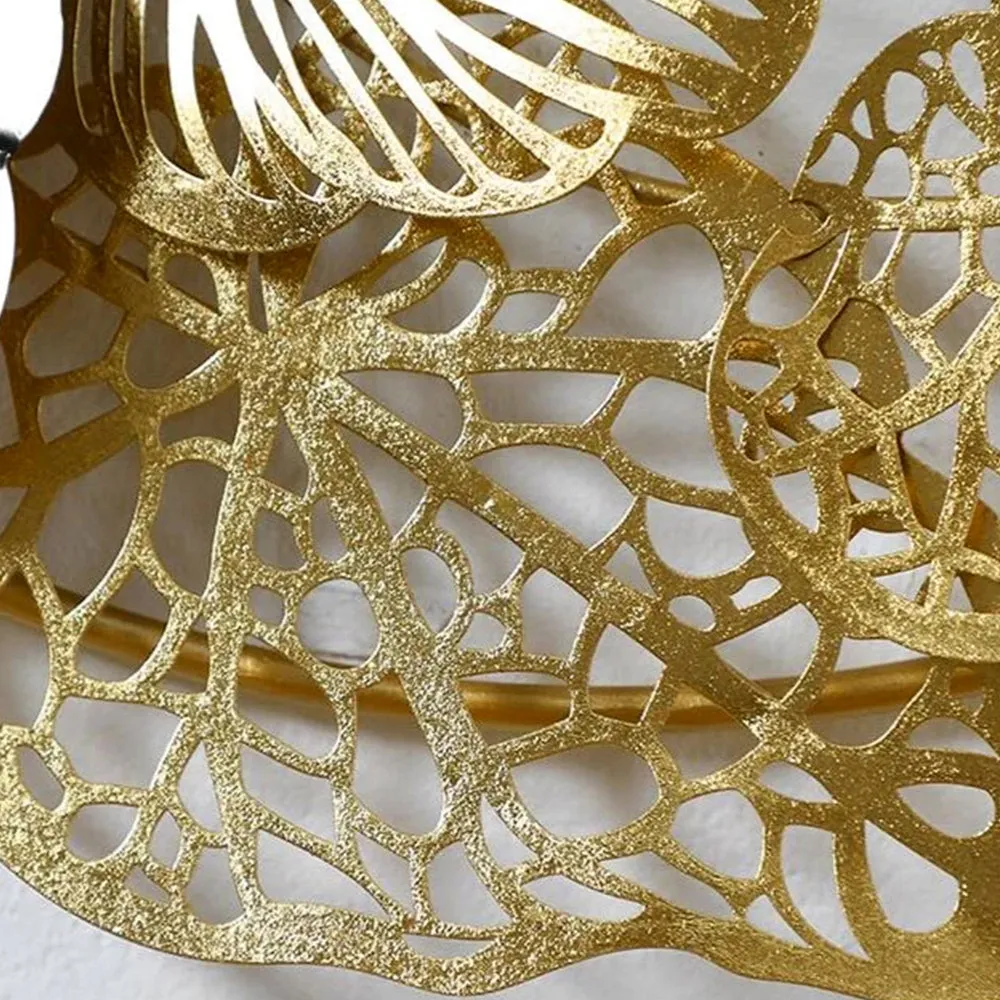 Exquisite Floral Bouque Designer Metal Wall Mirror