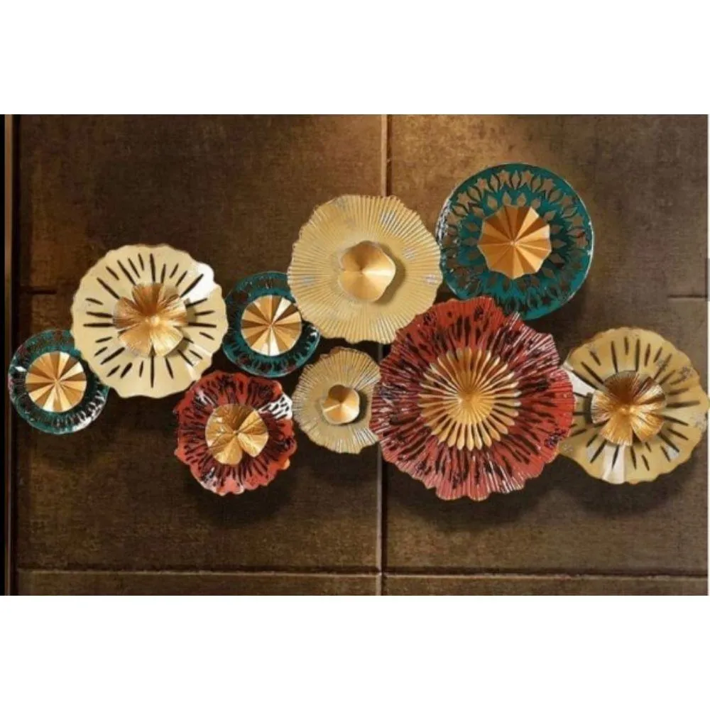 Exquisite Flowers Metal Wall Art