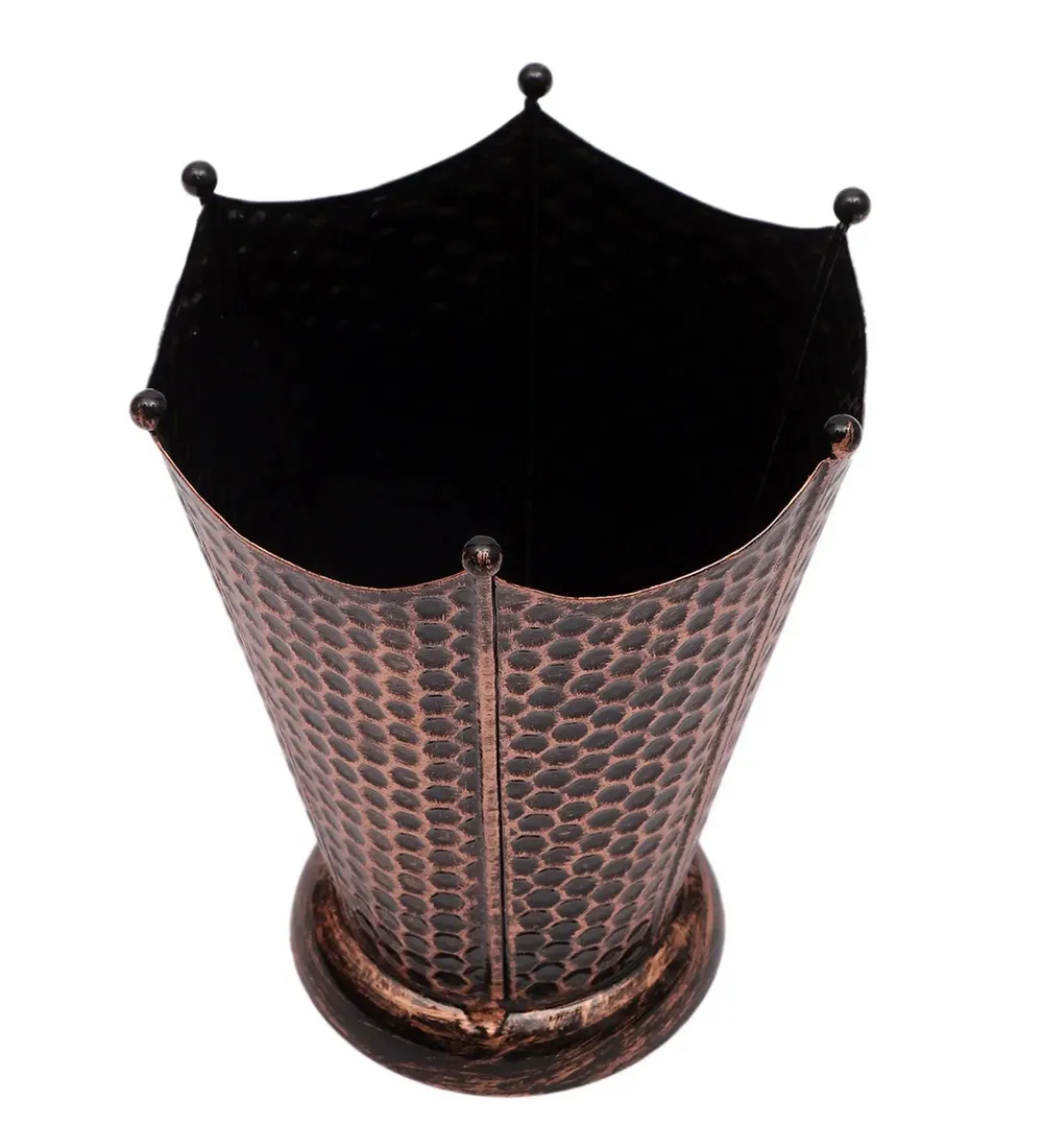 Eye-catching Copper Flower Pot-shaped Planter Set of 3