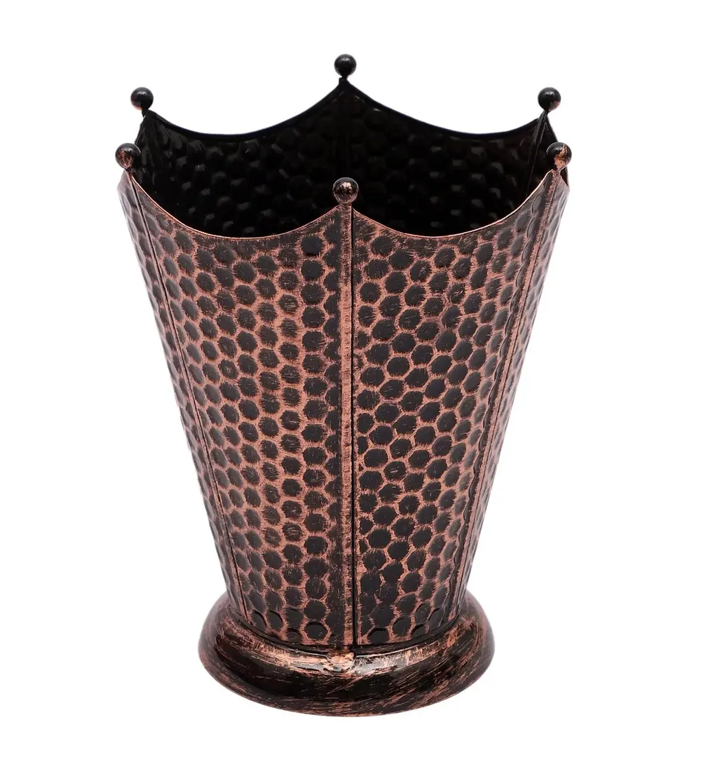 Eye-catching Copper Flower Pot-shaped Planter Set of 3