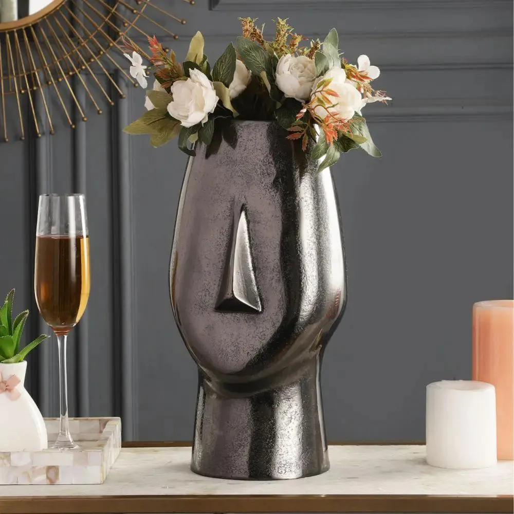 Face-Shaped Long Modish Decorative Vase for Home/Office