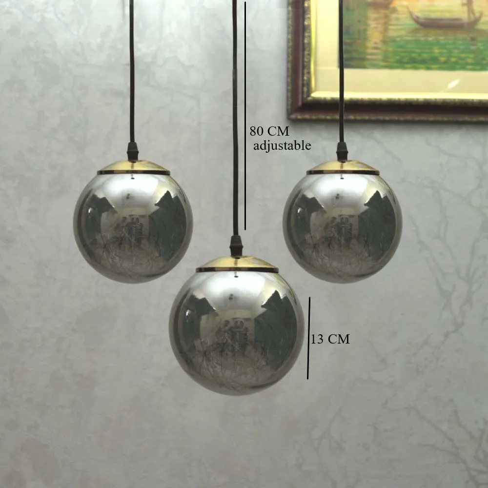Fairy Globe Triple Pendant Cluster Hanging Light