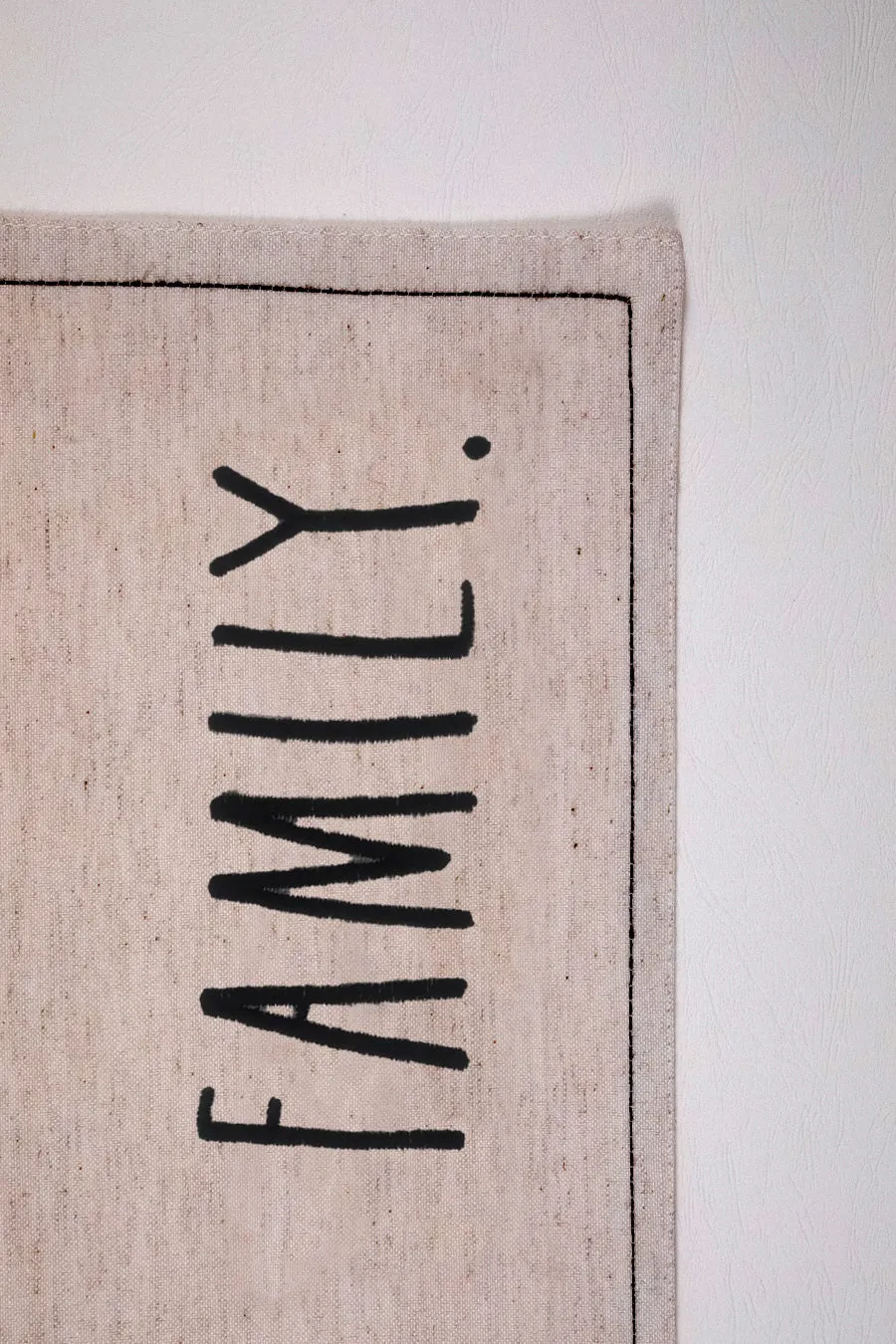 Family Printed Minimalist Table Mat Set of 2